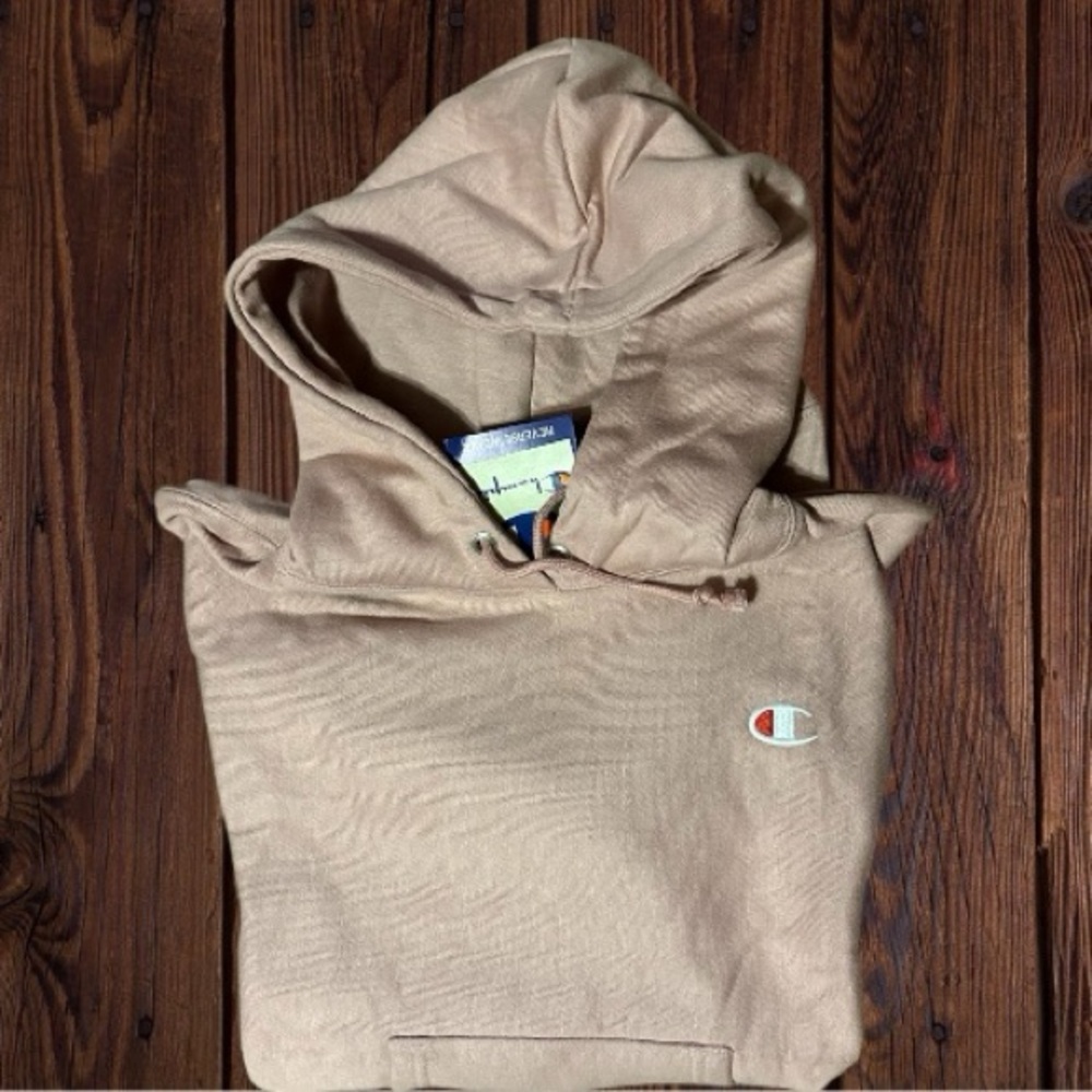 NWT Champion Reverse Weave Drawstring Hoodie Women’s Blush Pink Size XS